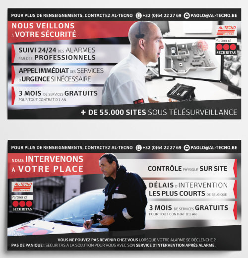 Création d'un flyer pour Securitas