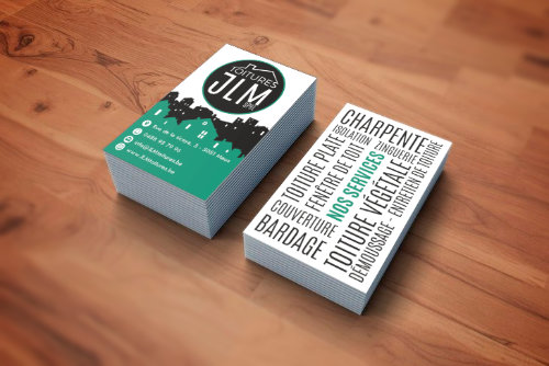 Carte de visite pour JLM Toitures