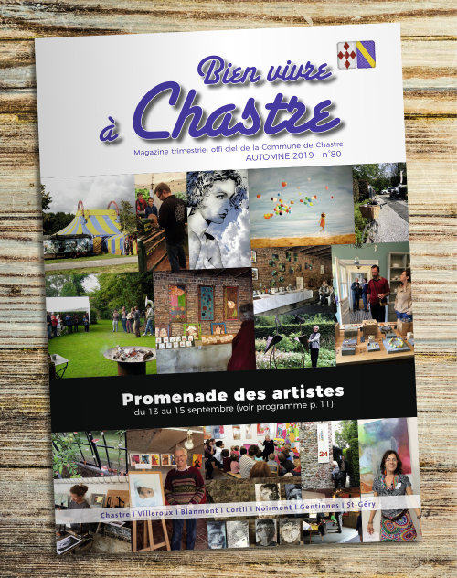 Mise en page du bulletin communal de Chastre